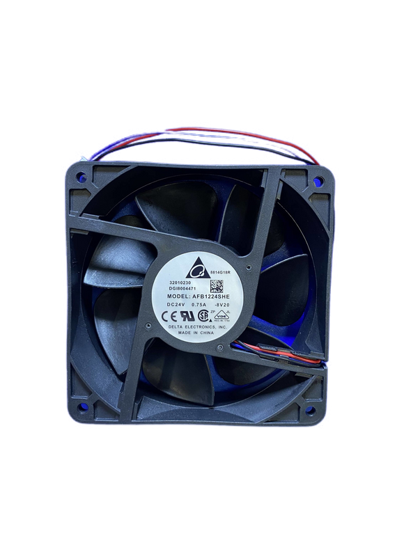 Delta DC Fan Tubeaxial 24VDC Square - 120mm L x 120mm H Ball 151.9 CFM (4.25m³/min) 3 Wire Leads