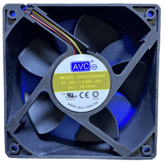Avc Computer Fan AVC, DC FAN, 24V, 0.8A AVC DATA1238B4U | Pex Parts